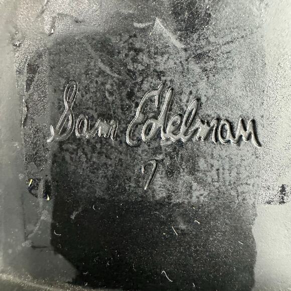 SAM EDELMAN DRINA KNEE HIGH LEATHER RIDING BOOTS IN BLACK NWOB WOMEN'S SIZE 7M - Picture 16 of 16